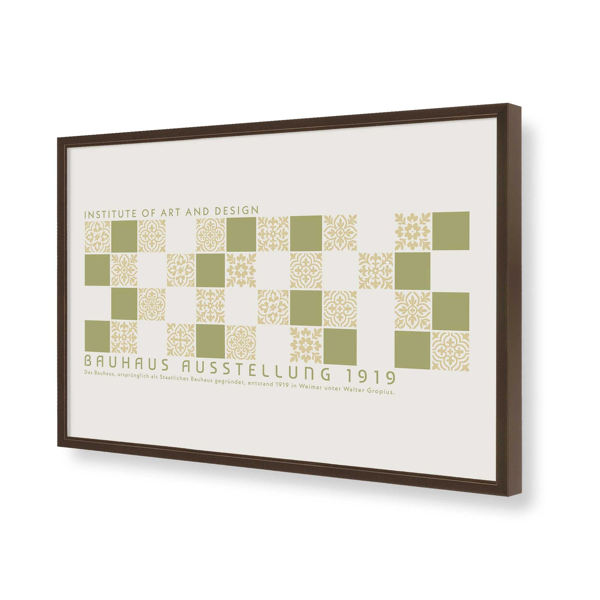 [Color:Belvinder Brown], Picture of art in a Belvinder Brown frame of the corner