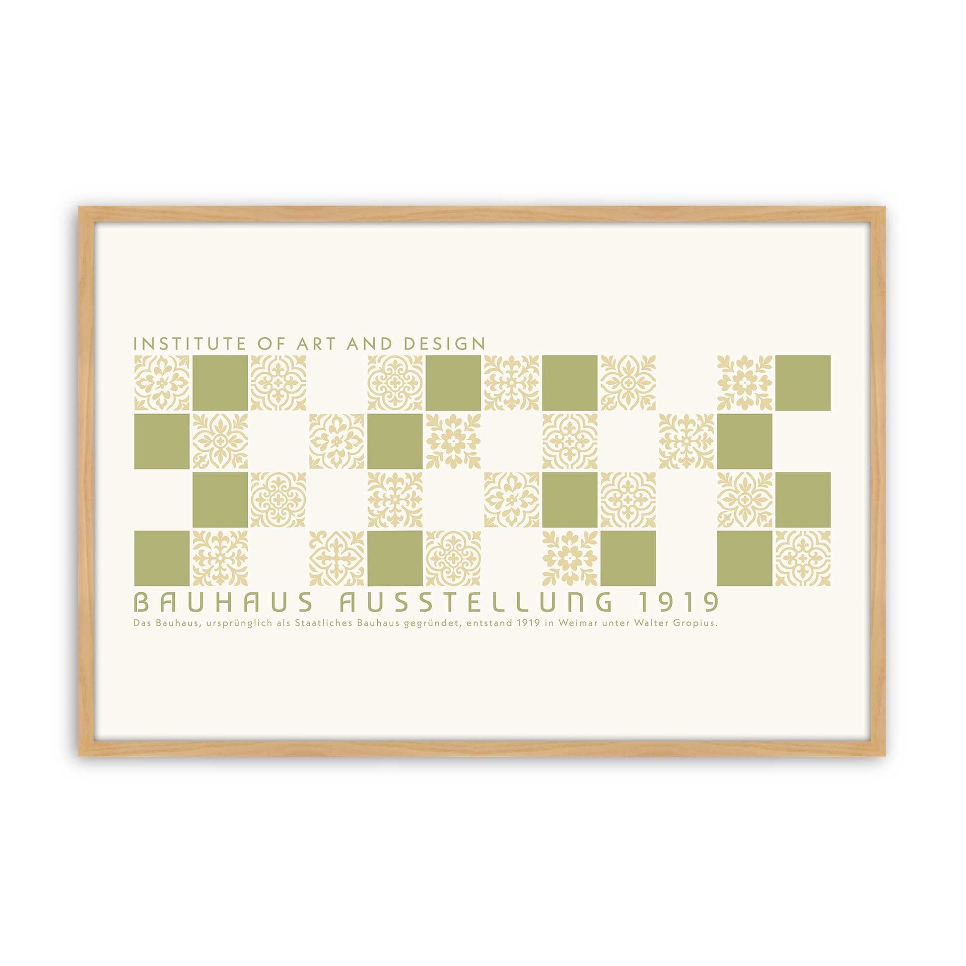 [Color:American Maple], Picture of art in a American Maple frame