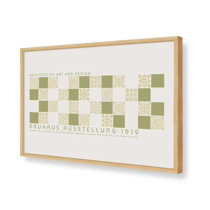 [Color:American Maple], Picture of art in a American Maple frame of the corner