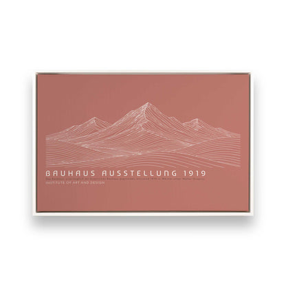 [Color:Opaque White], Picture of art in a White frame