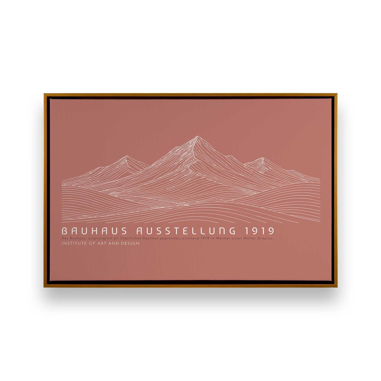 [Color:Polished Gold], Picture of art in a Polished Gold frame