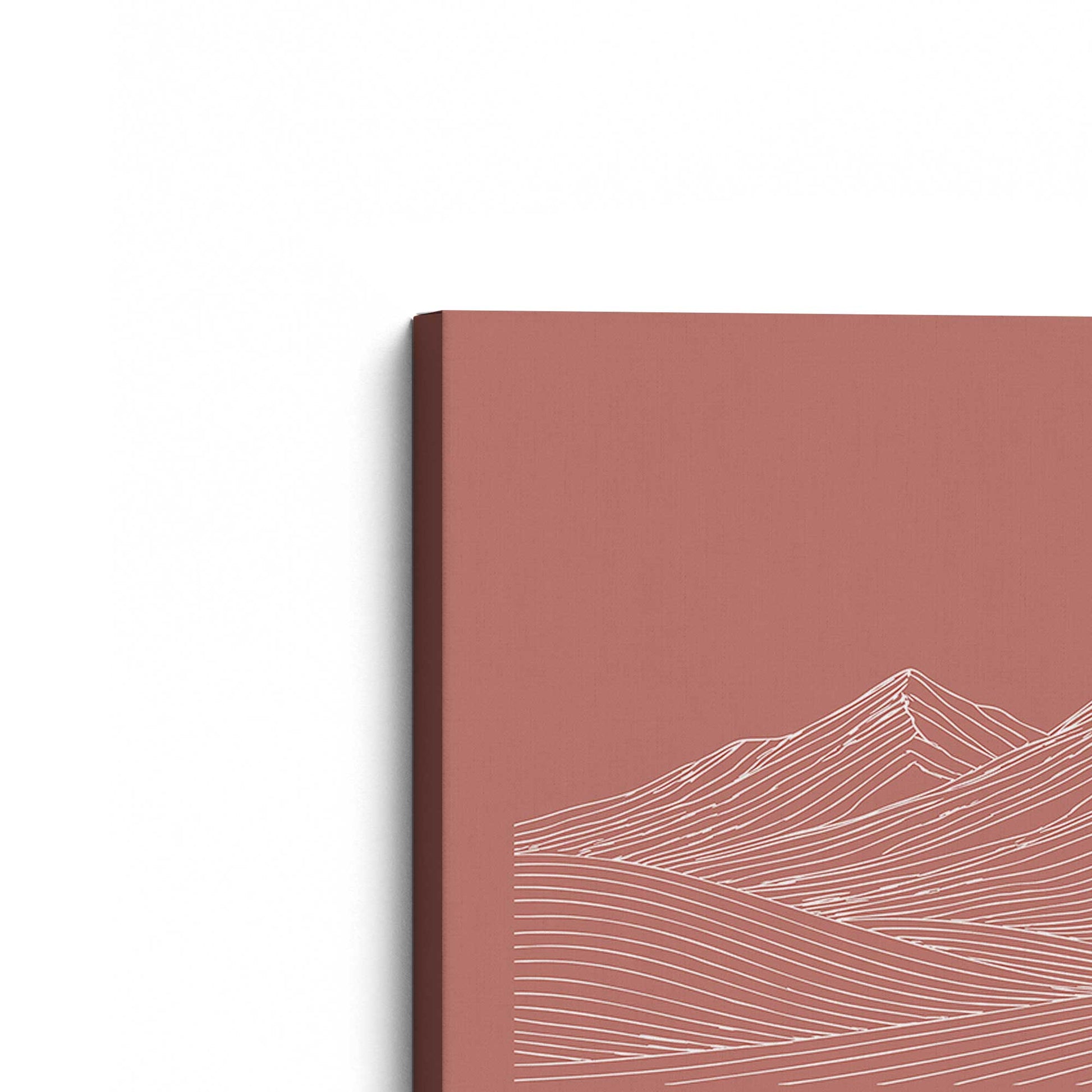 [Color:Stretched Canvas], Picture of the corner of the art