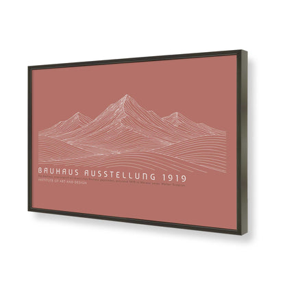 [Color:Satin Black], Picture of art in a Satin Black frame of the corner