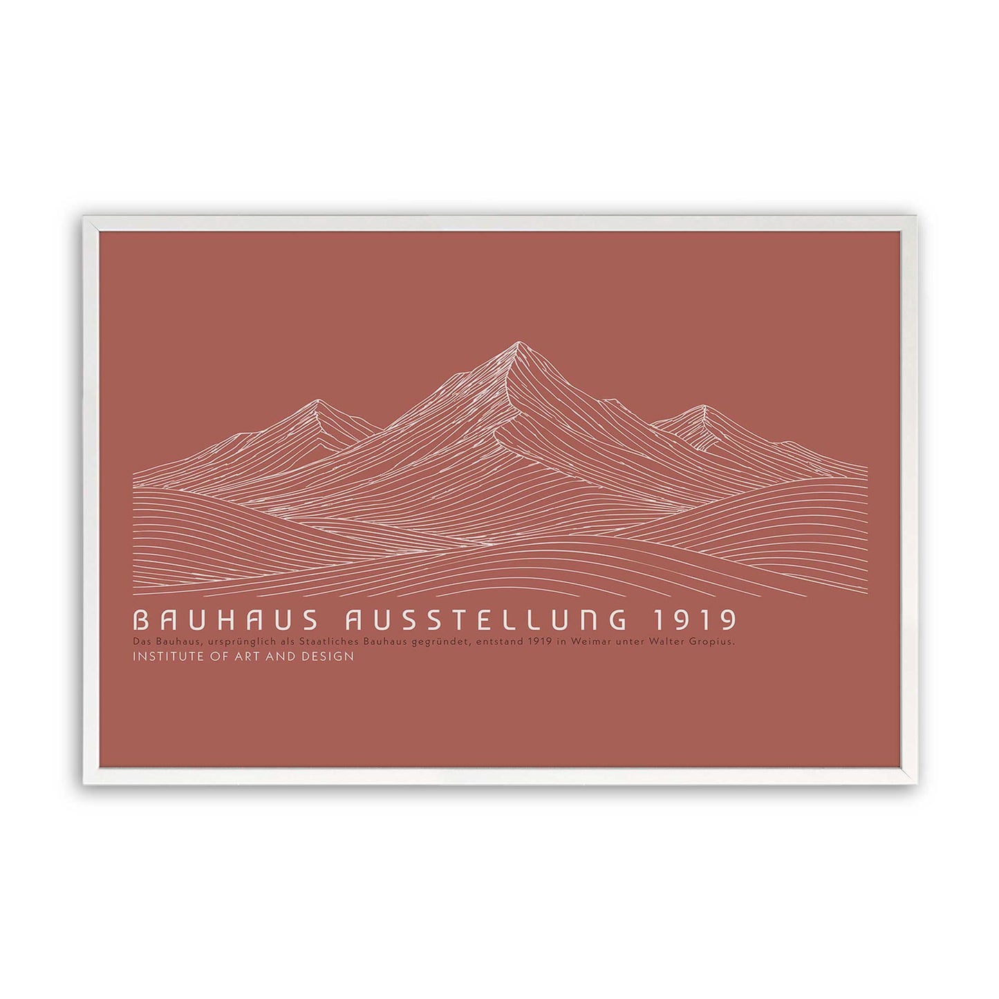 [Color:Opaque White], Picture of art in a Opaque White frame