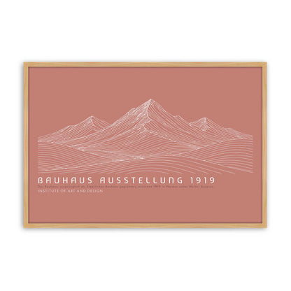 [Color:American Maple], Picture of art in a American Maple frame