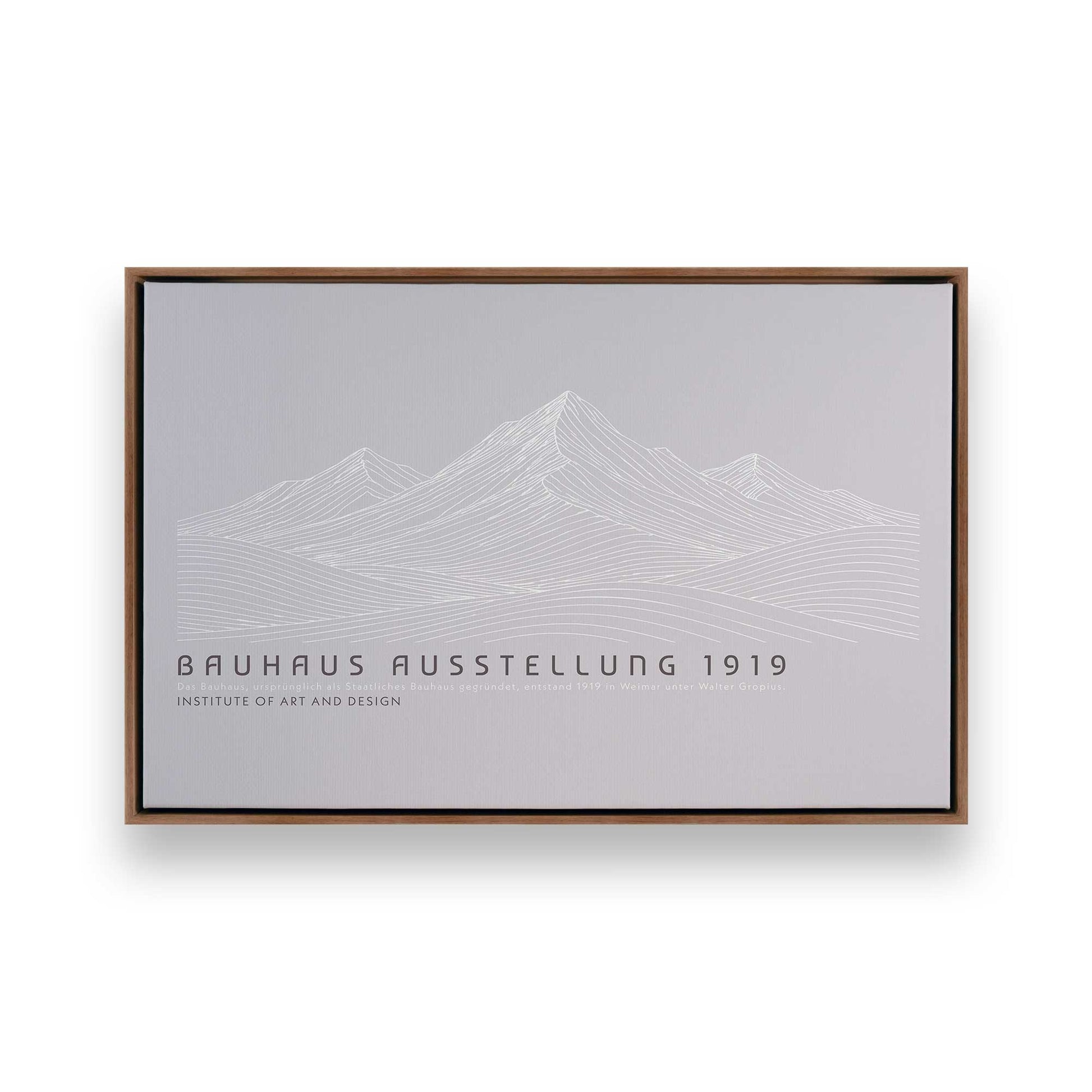 [Color:Walnut], Picture of art in a Walnut frame