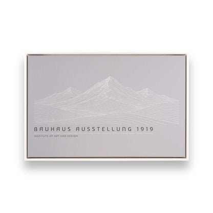 [Color:Opaque White], Picture of art in a White frame