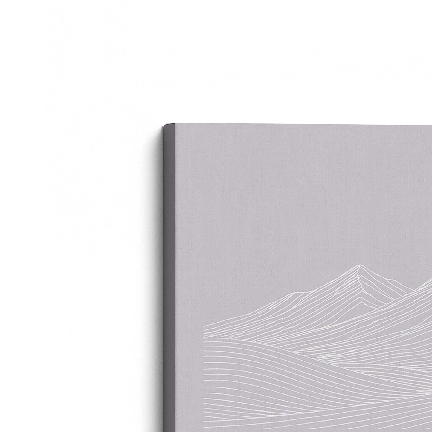 [Color:Stretched Canvas], Picture of the corner of the art