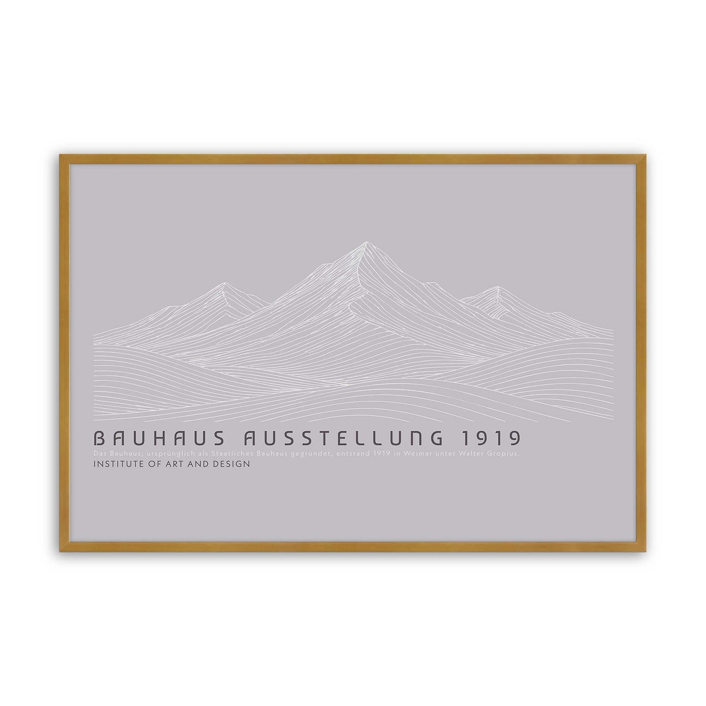[Color:Polished Gold], Picture of art in a Polished Gold frame