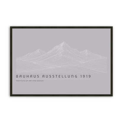 [Color:Satin Black], Picture of art in a Satin Black frame
