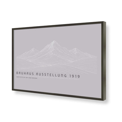 [Color:Satin Black], Picture of art in a Satin Black frame of the corner
