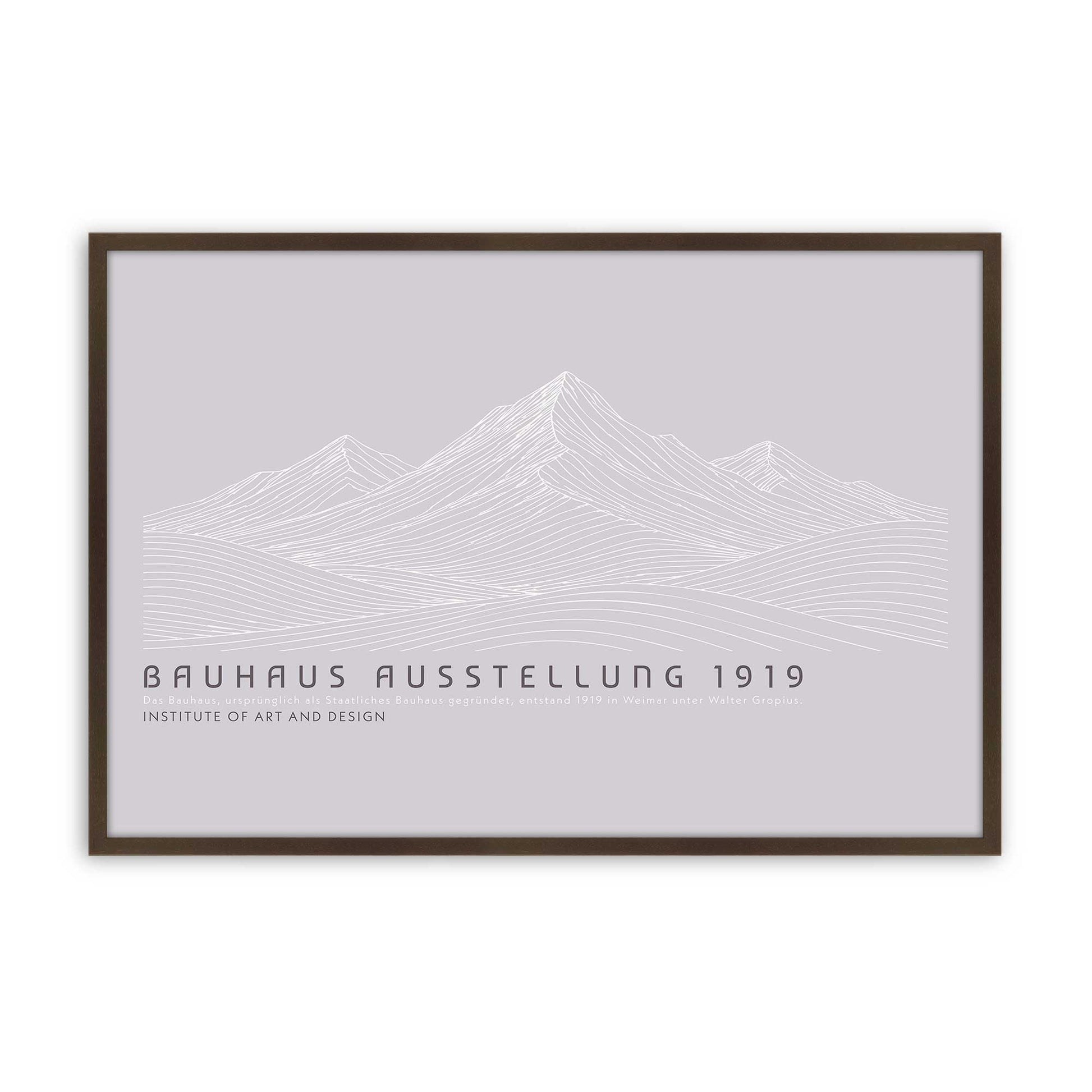 [Color:Brown], Picture of art in a Brown frame