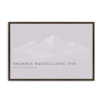 [Color:Brown], Picture of art in a Brown frame