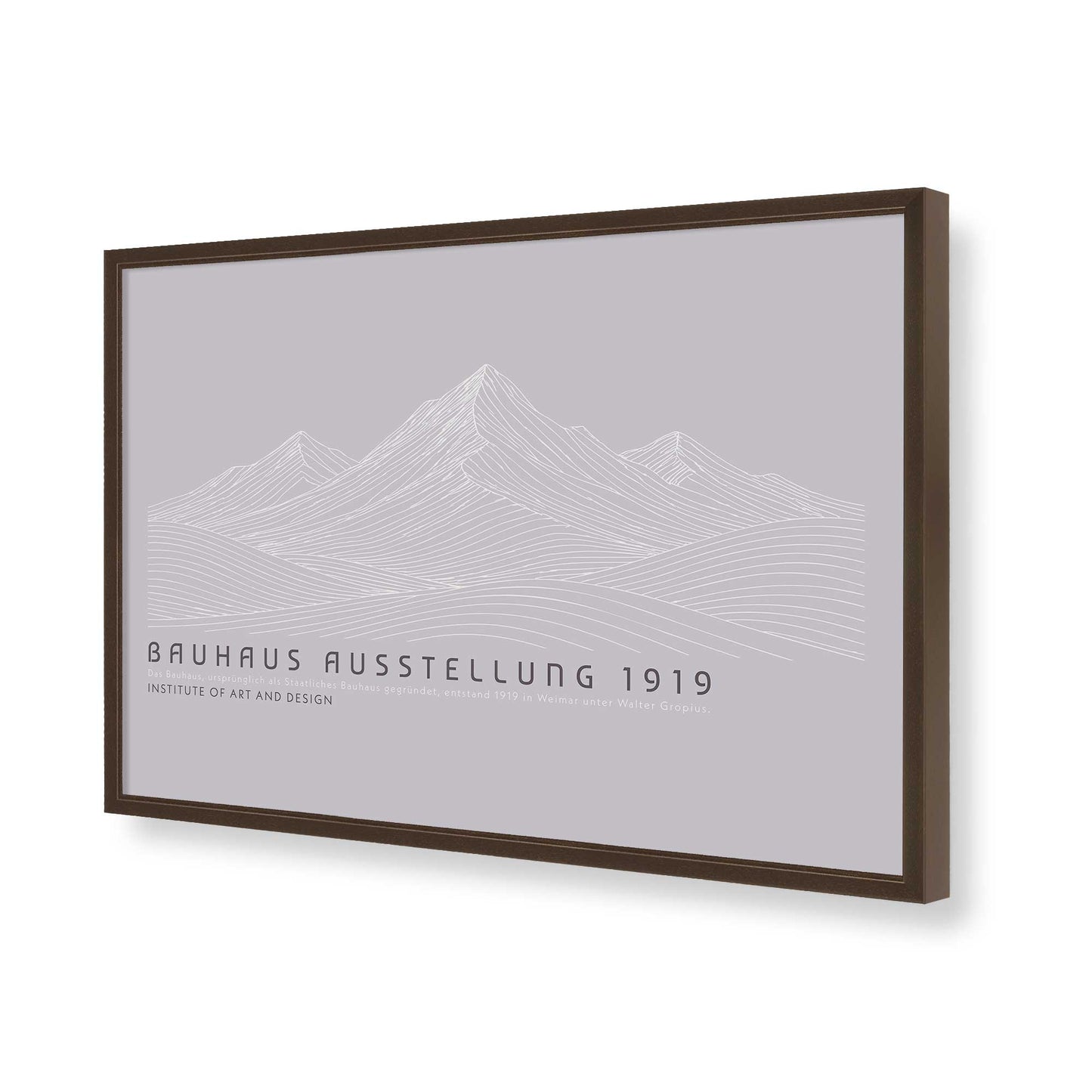 [Color:Belvinder Brown], Picture of art in a Belvinder Brown frame of the corner
