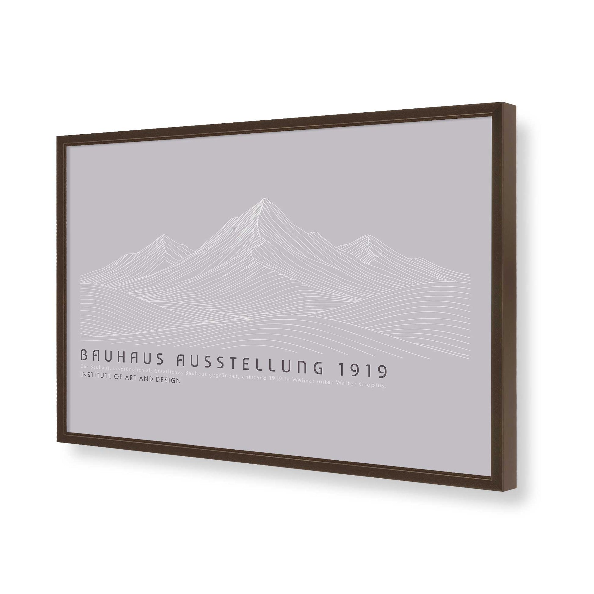 [Color:Belvinder Brown], Picture of art in a Belvinder Brown frame of the corner