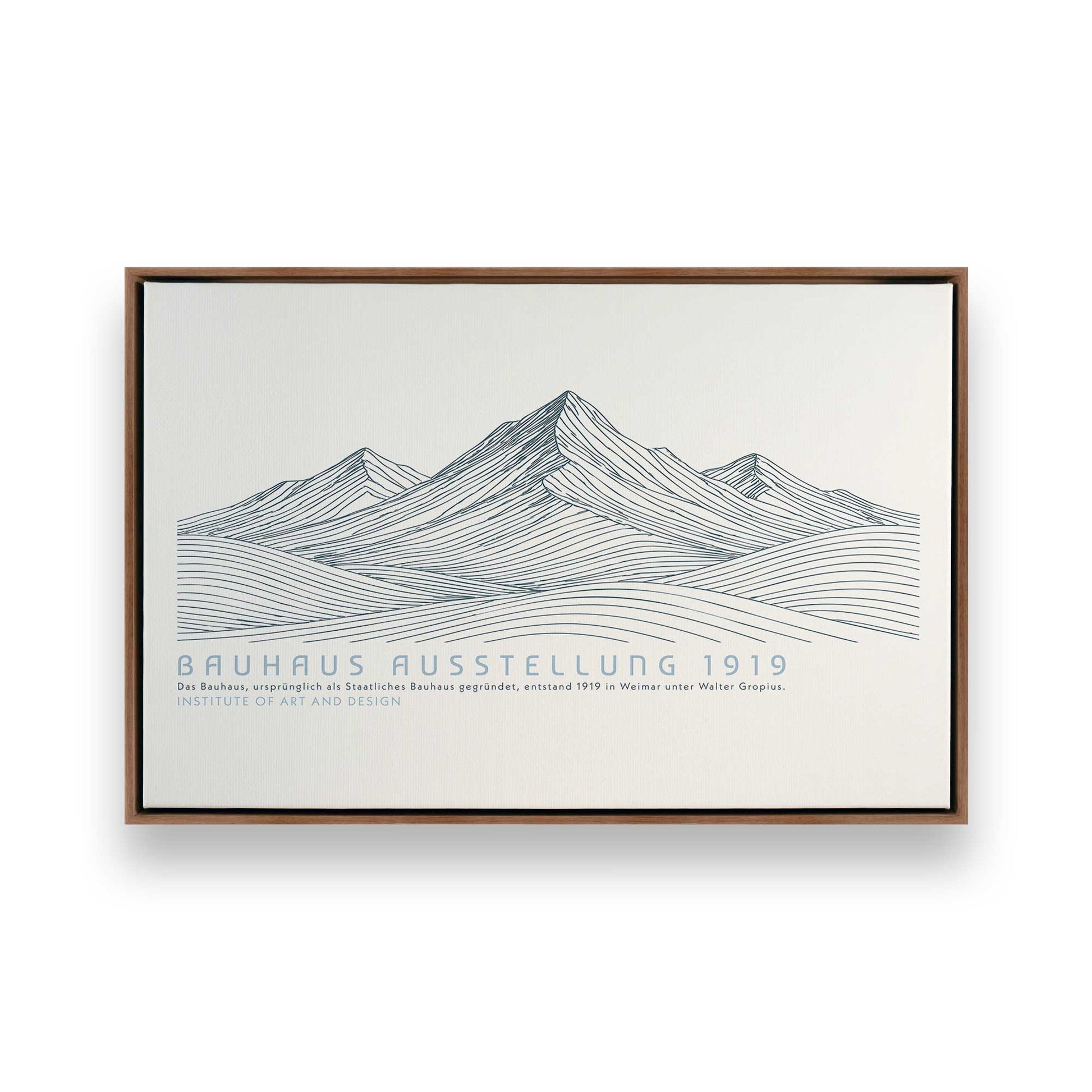 [Color:Walnut], Picture of art in a Walnut frame
