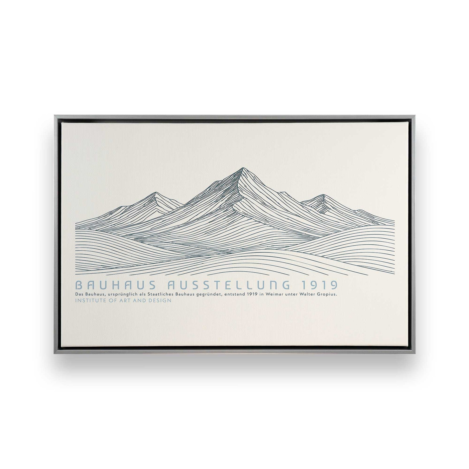[Color:Polished Chrome], Picture of art in a Polished Chrome frame