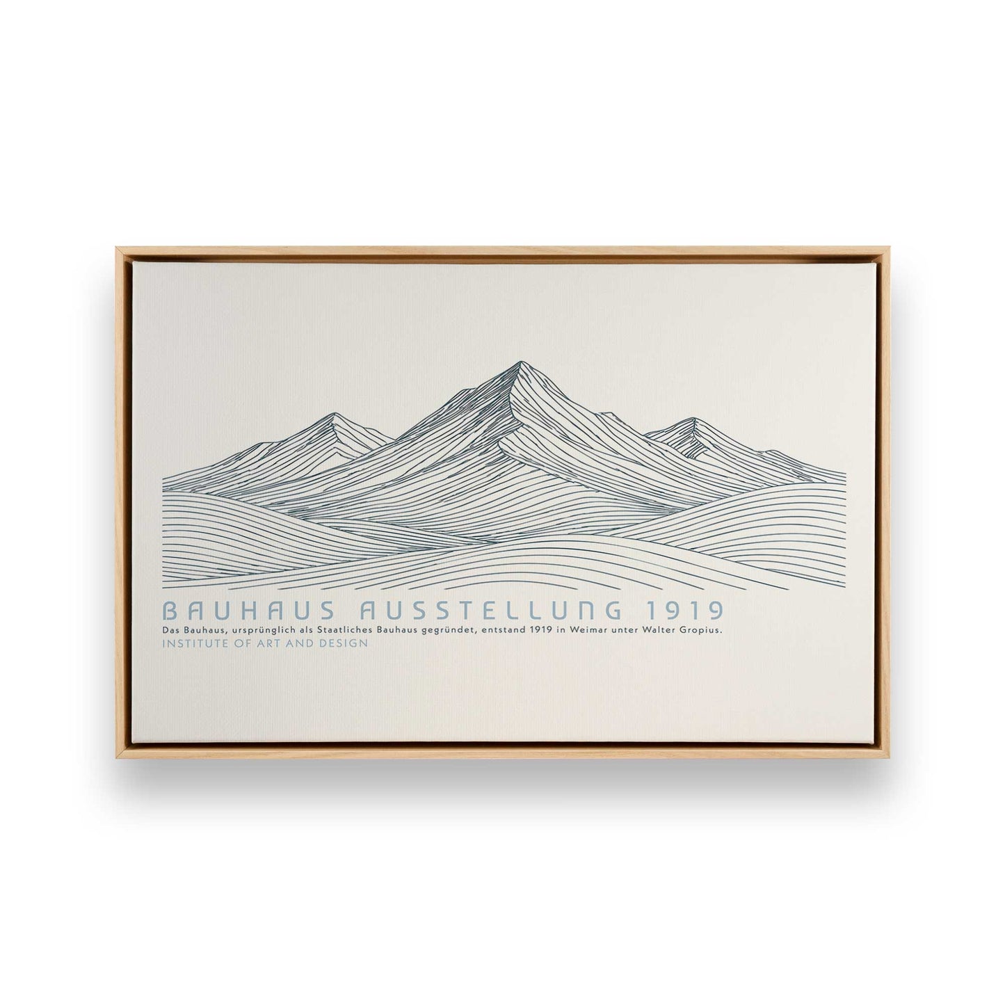 [Color:American Maple], Picture of art in a American Maple frame