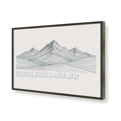 [Color:Satin Black], Picture of art in a Satin Black frame of the corner