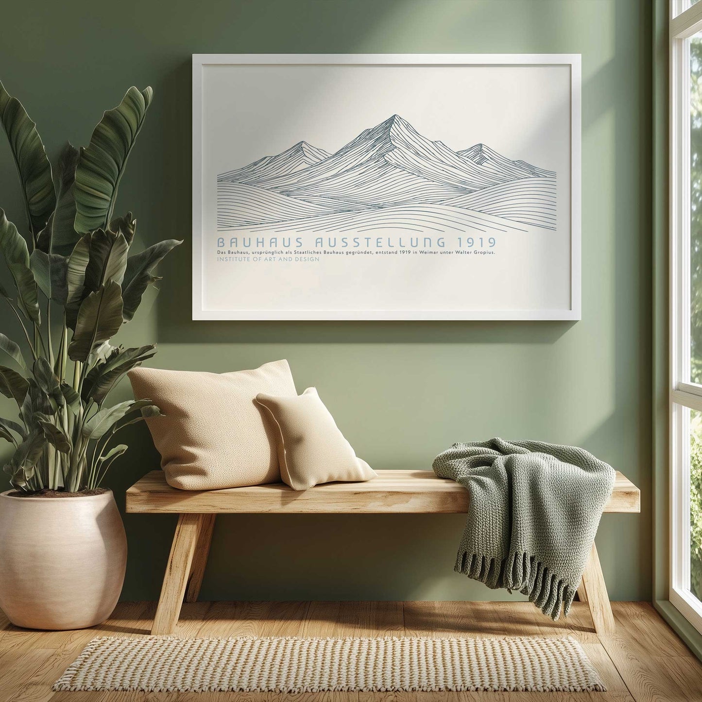 Picture of art in a room