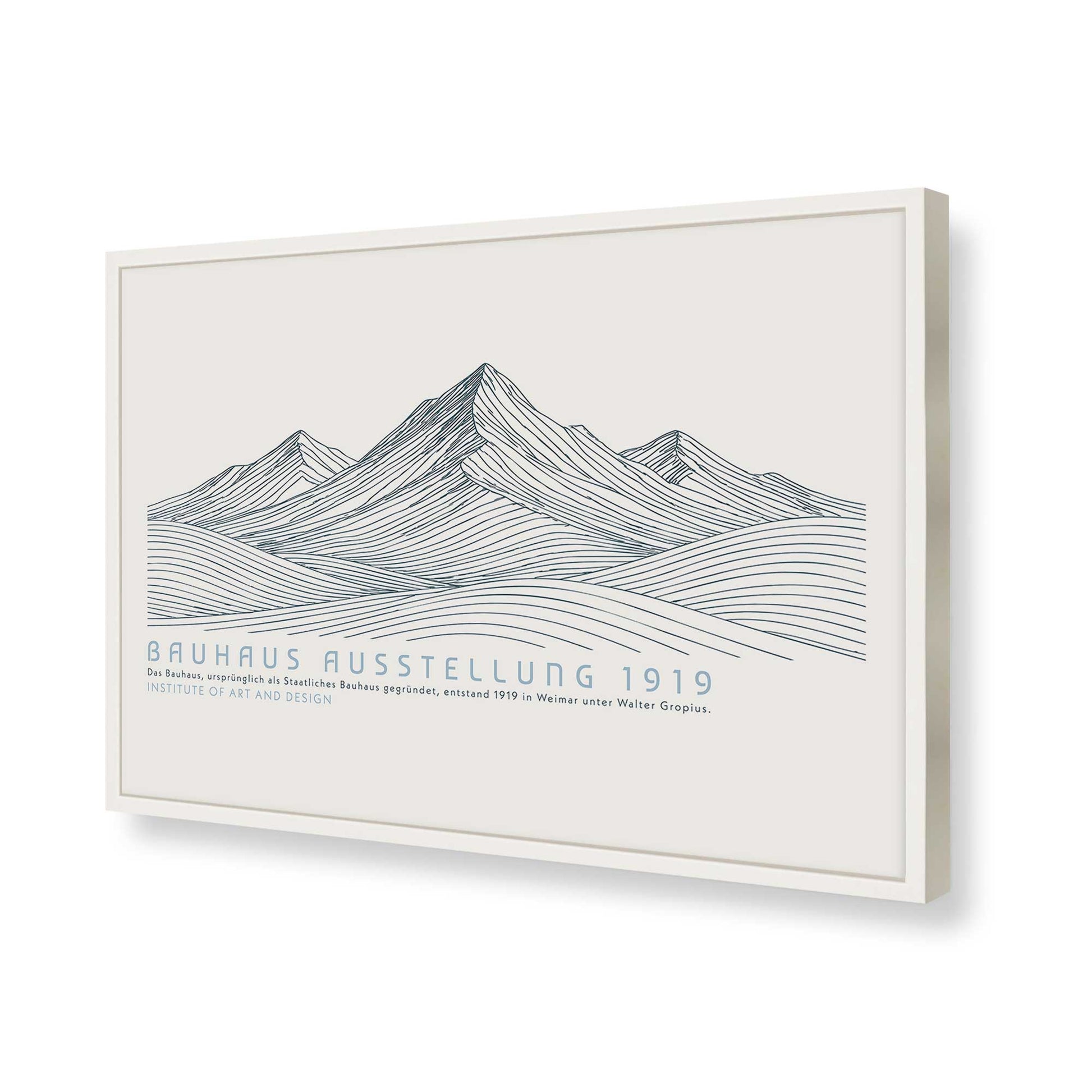 [Color:Opaque White], Picture of art in a Opaque White frame of the corner