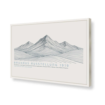 [Color:Opaque White], Picture of art in a Opaque White frame of the corner