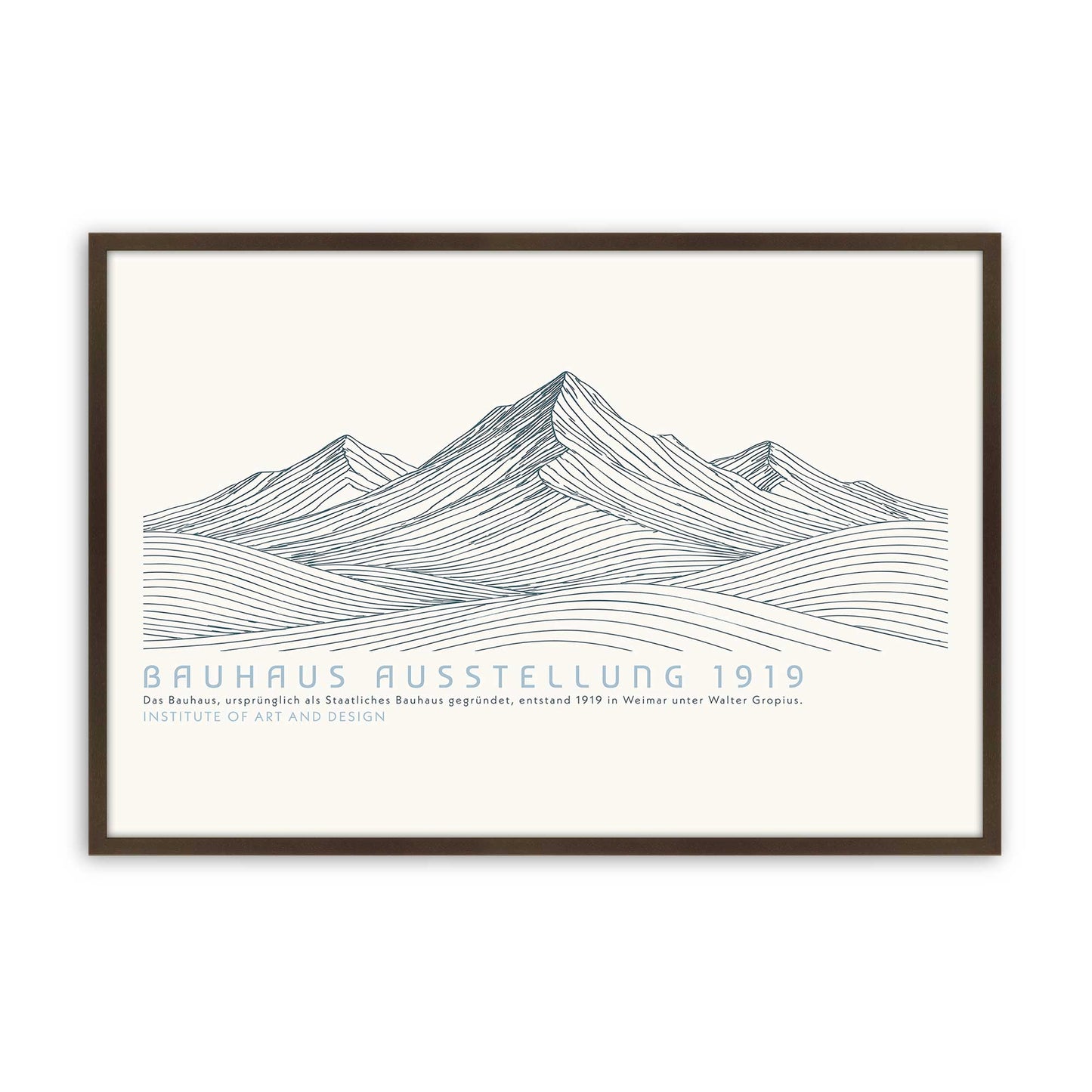 [Color:Belvinder Brown], Picture of art in a Belvinder Brown frame