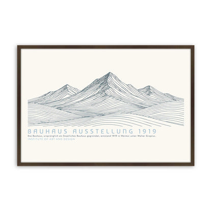 [Color:Belvinder Brown], Picture of art in a Belvinder Brown frame