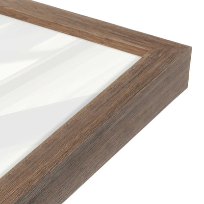 [Color:Walnut], Picture of art in a Walnut frame at an angle