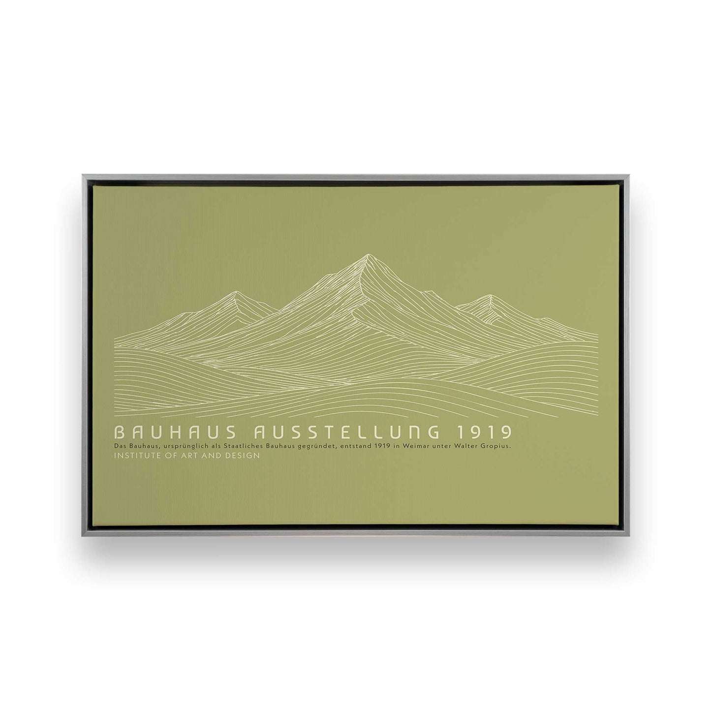 [Color:Polished Chrome], Picture of art in a Polished Chrome frame
