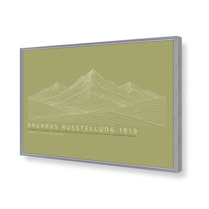 [Color:Polished Chrome], Picture of art in a Polished Chrome frame of the corner