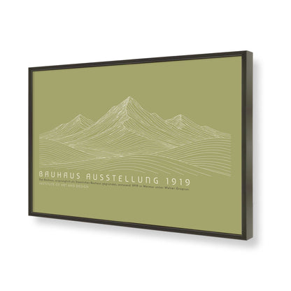 [Color:Satin Black], Picture of art in a Satin Black frame of the corner
