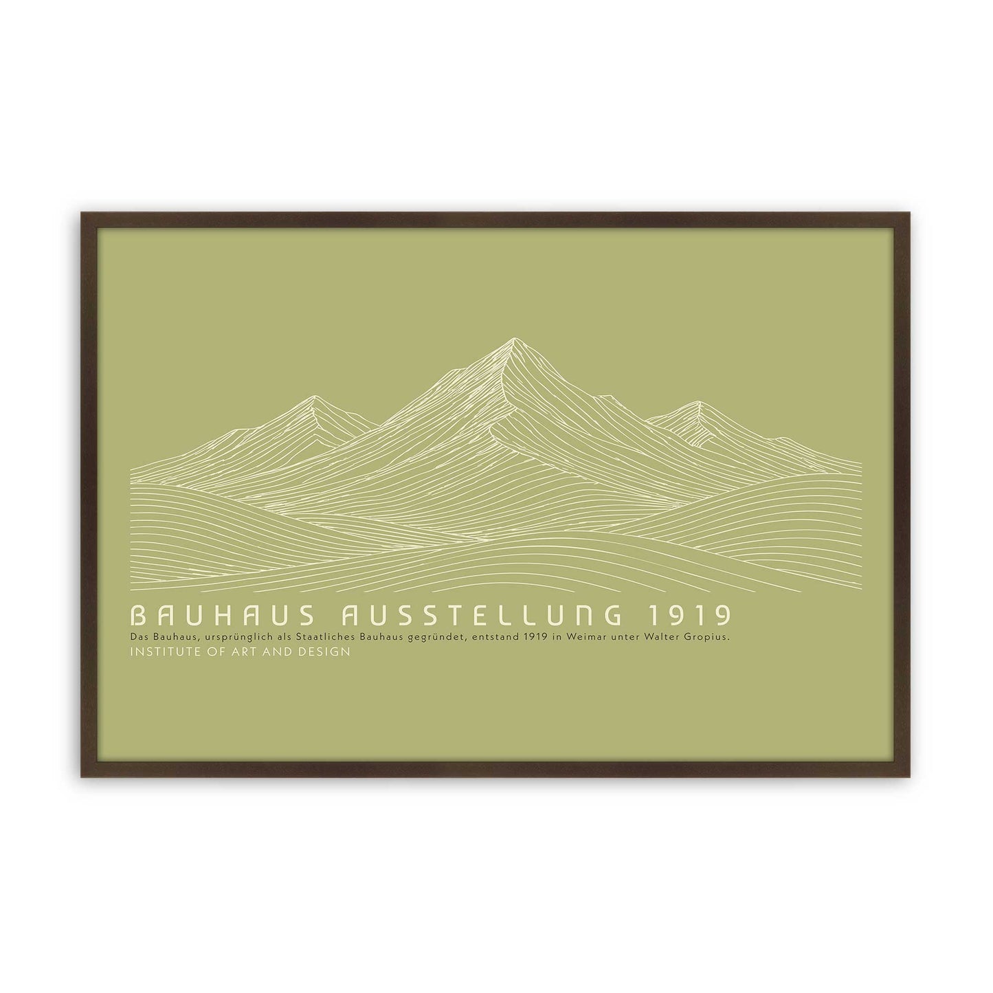 [Color:Belvinder Brown], Picture of art in a Belvinder Brown frame