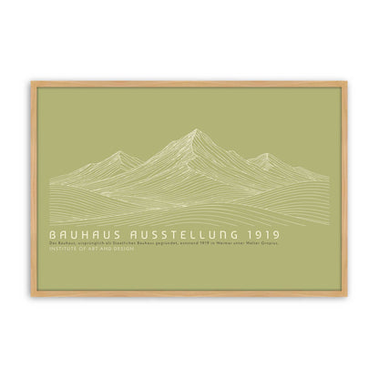 [Color:American Maple], Picture of art in a American Maple frame