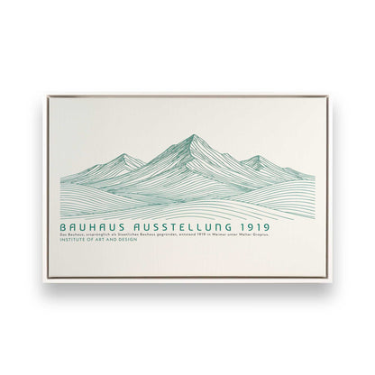 [Color:Opaque White], Picture of art in a White frame