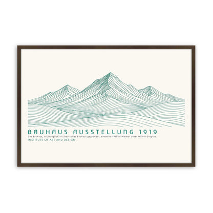 [Color:Brown], Picture of art in a Brown frame