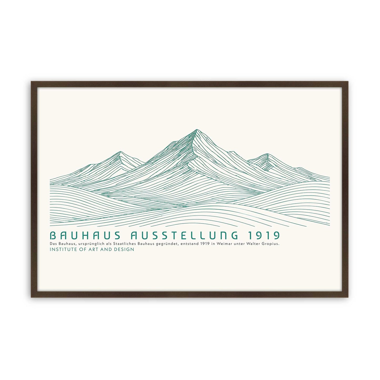 [Color:Belvinder Brown], Picture of art in a Belvinder Brown frame