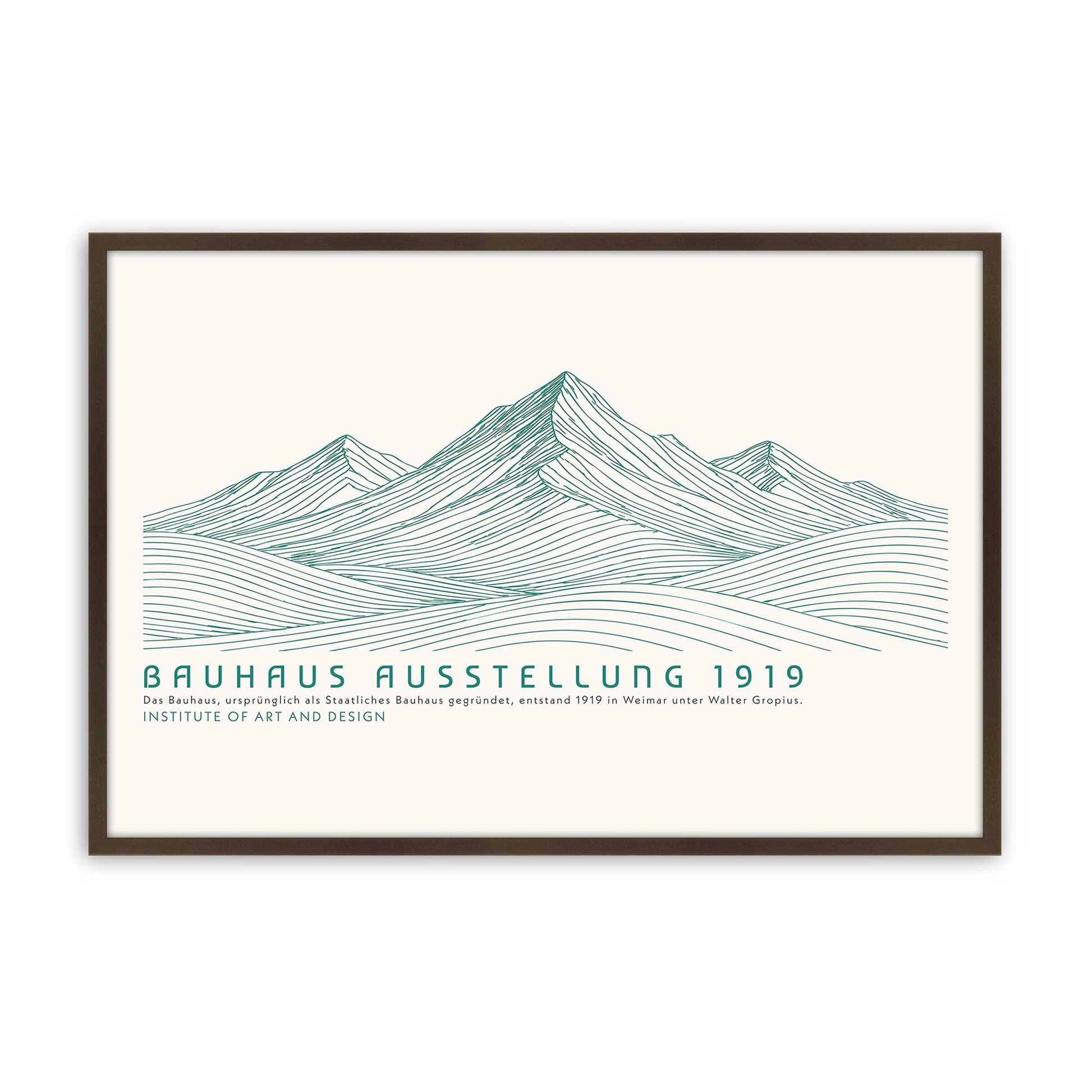 [Color:Belvinder Brown], Picture of art in a Belvinder Brown frame