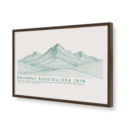 [Color:Belvinder Brown], Picture of art in a Belvinder Brown frame of the corner