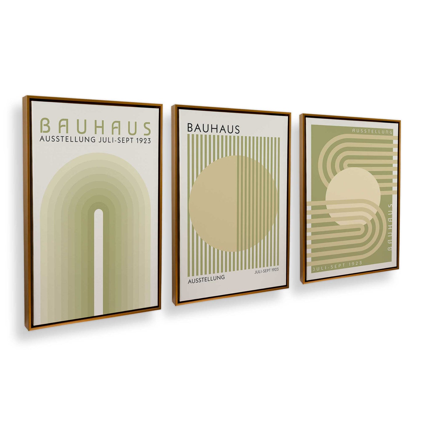[Color:Polished Gold], Picture of art in a Polished Gold frame at an angle
