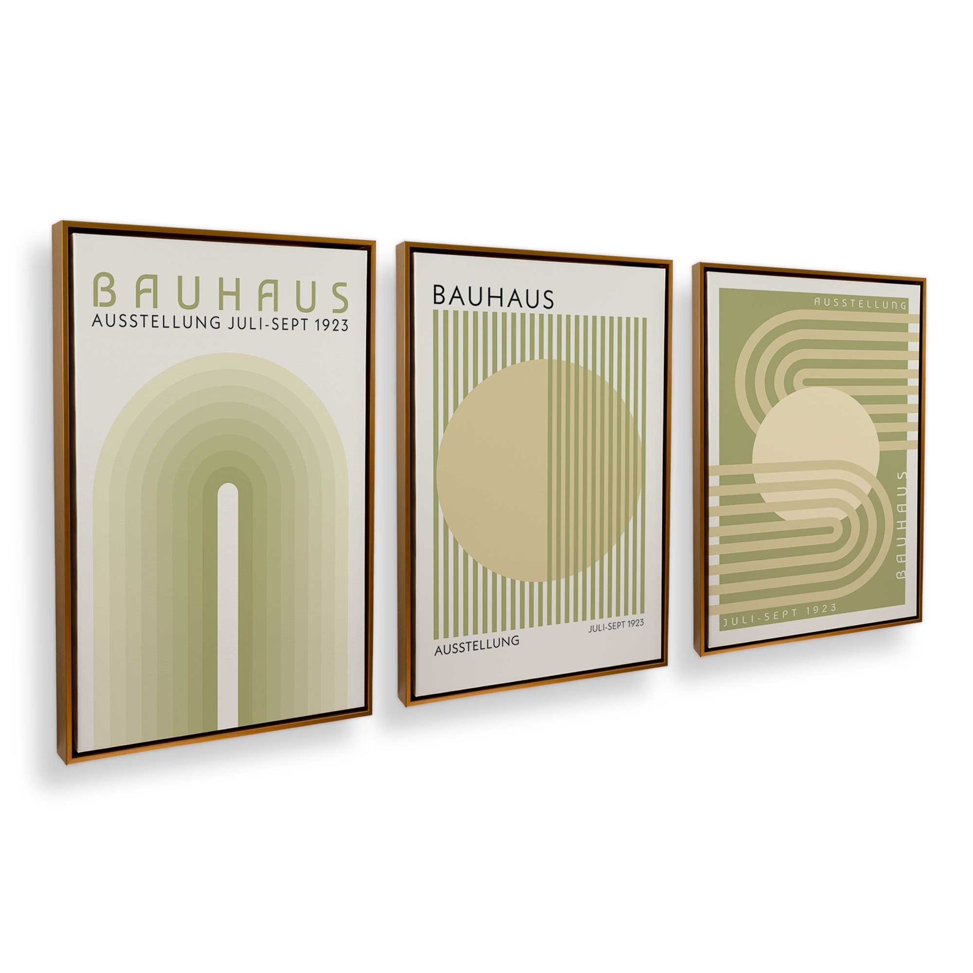 [Color:Polished Gold], Picture of art in a Polished Gold frame at an angle