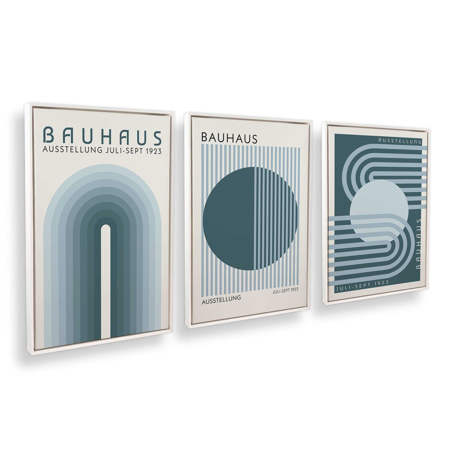[Color:Opaque White], Picture of art in a White frame at an angle