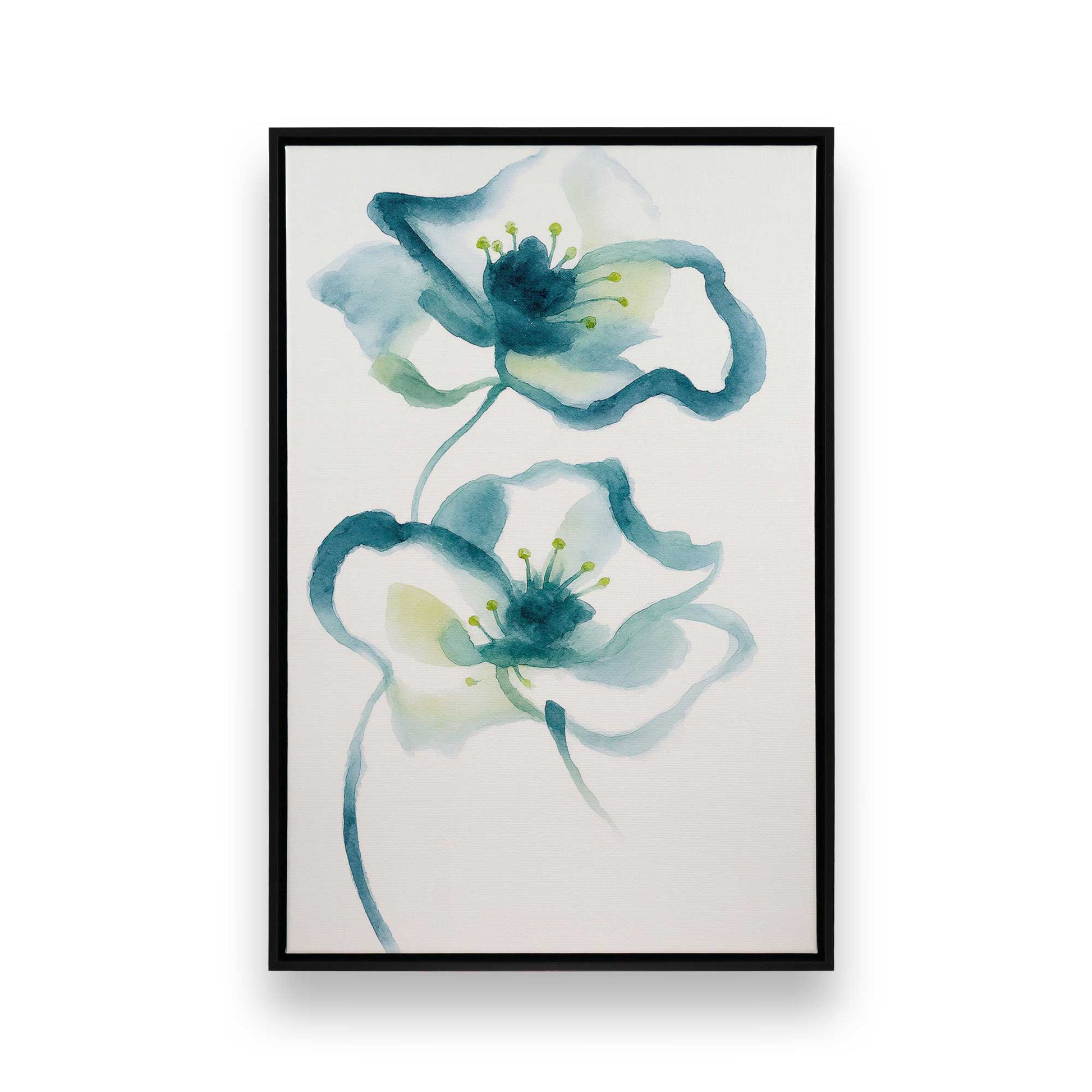 [Color:Satin Black], Picture of art in a Satin Black frame