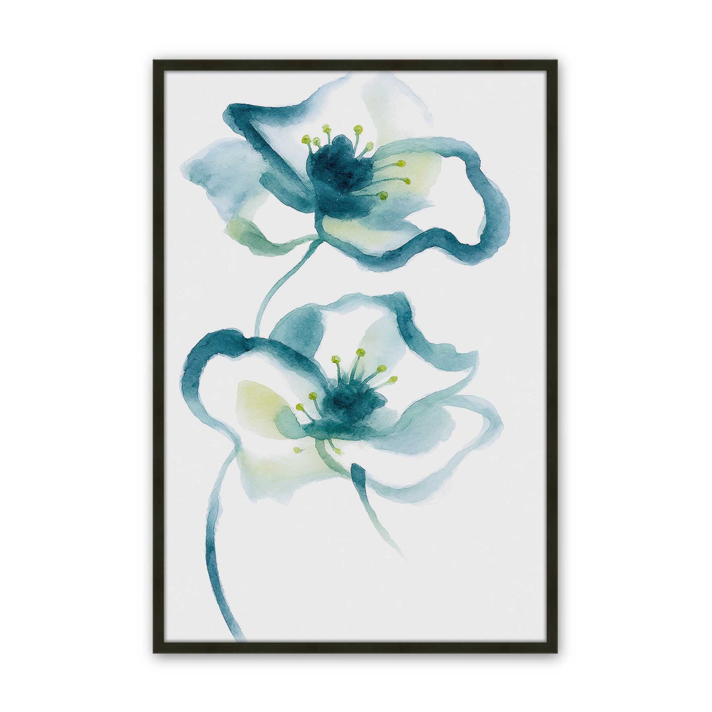 [Color:Satin Black], Picture of art in a Satin Black frame