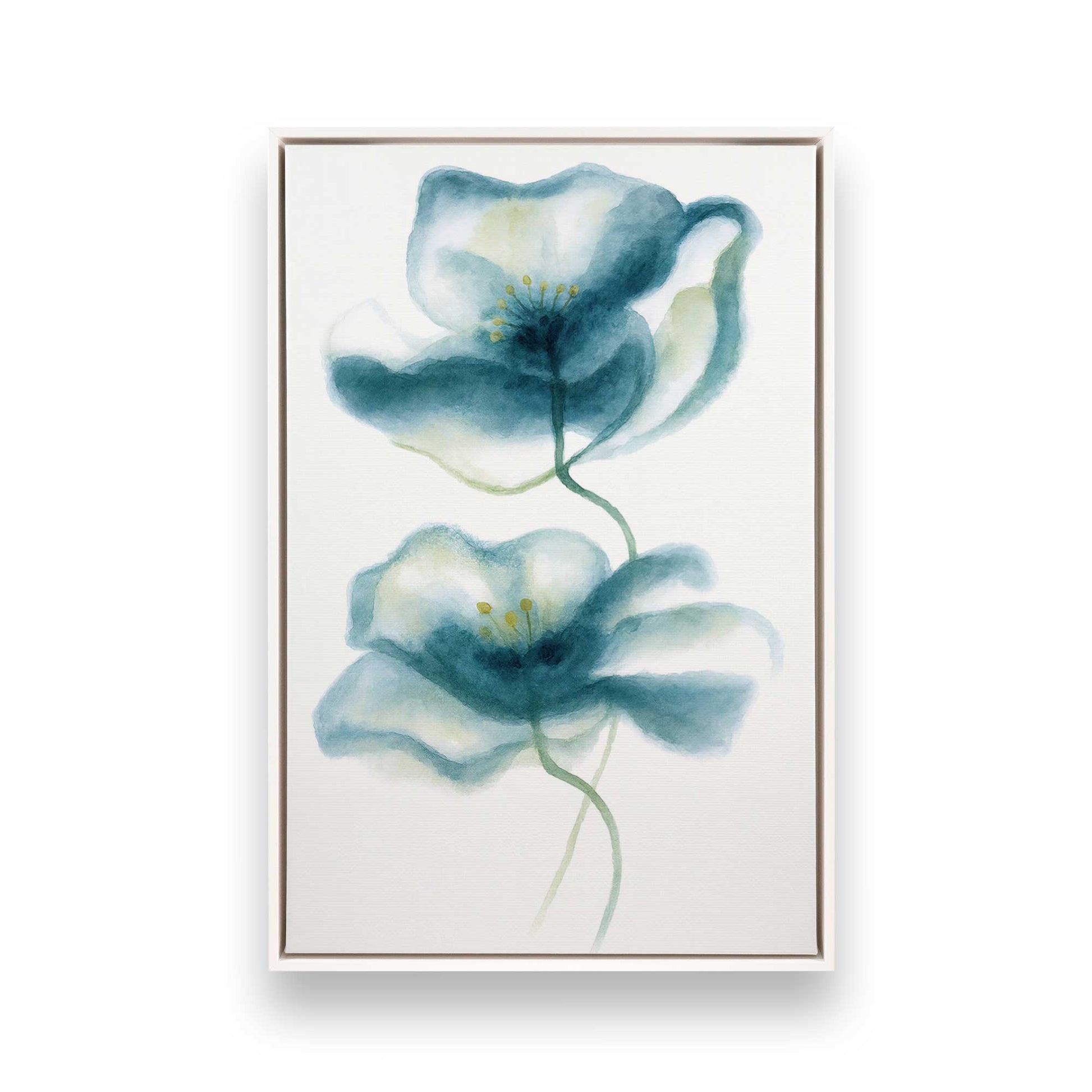 [Color:Opaque White], Picture of art in a White frame
