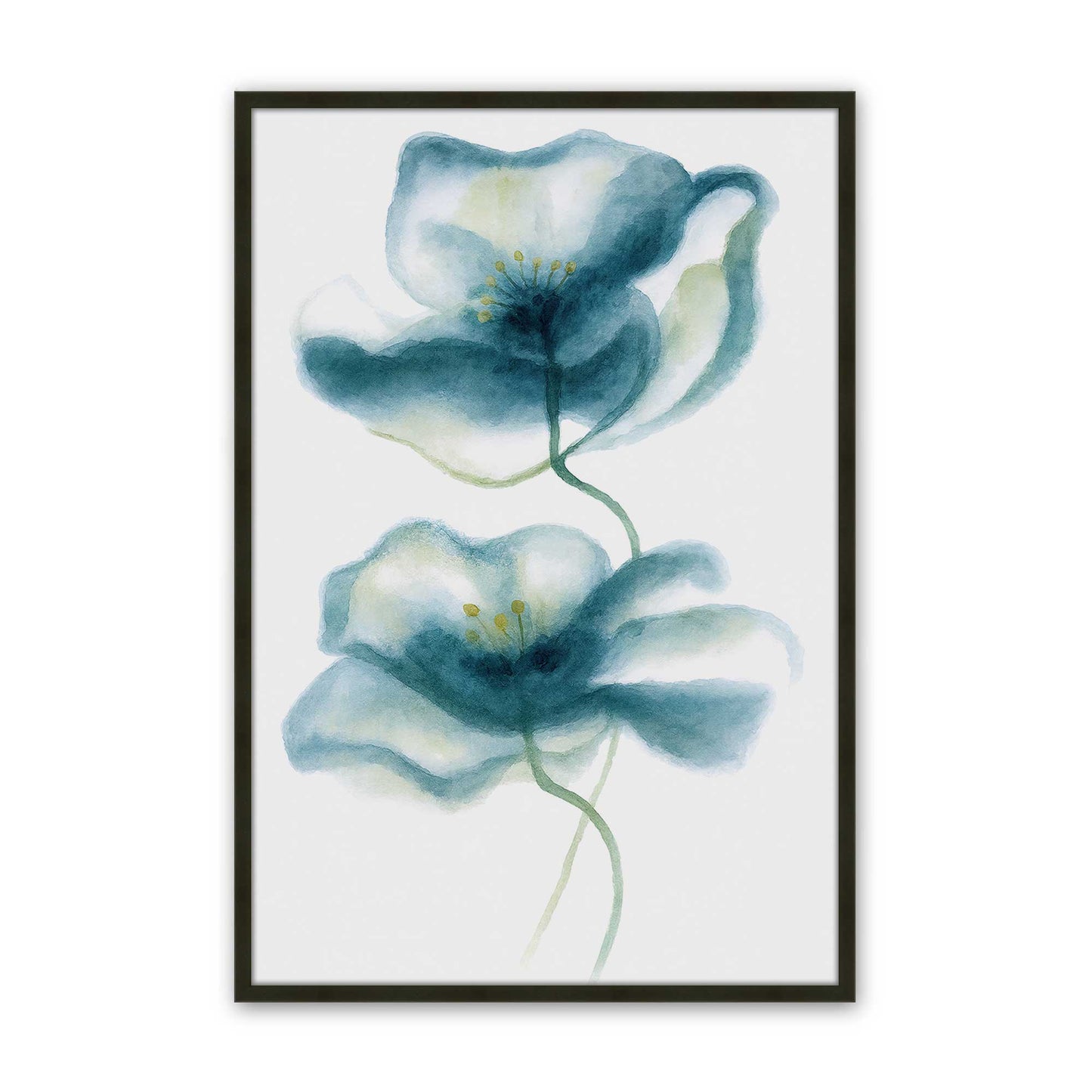 [Color:Satin Black], Picture of art in a Satin Black frame