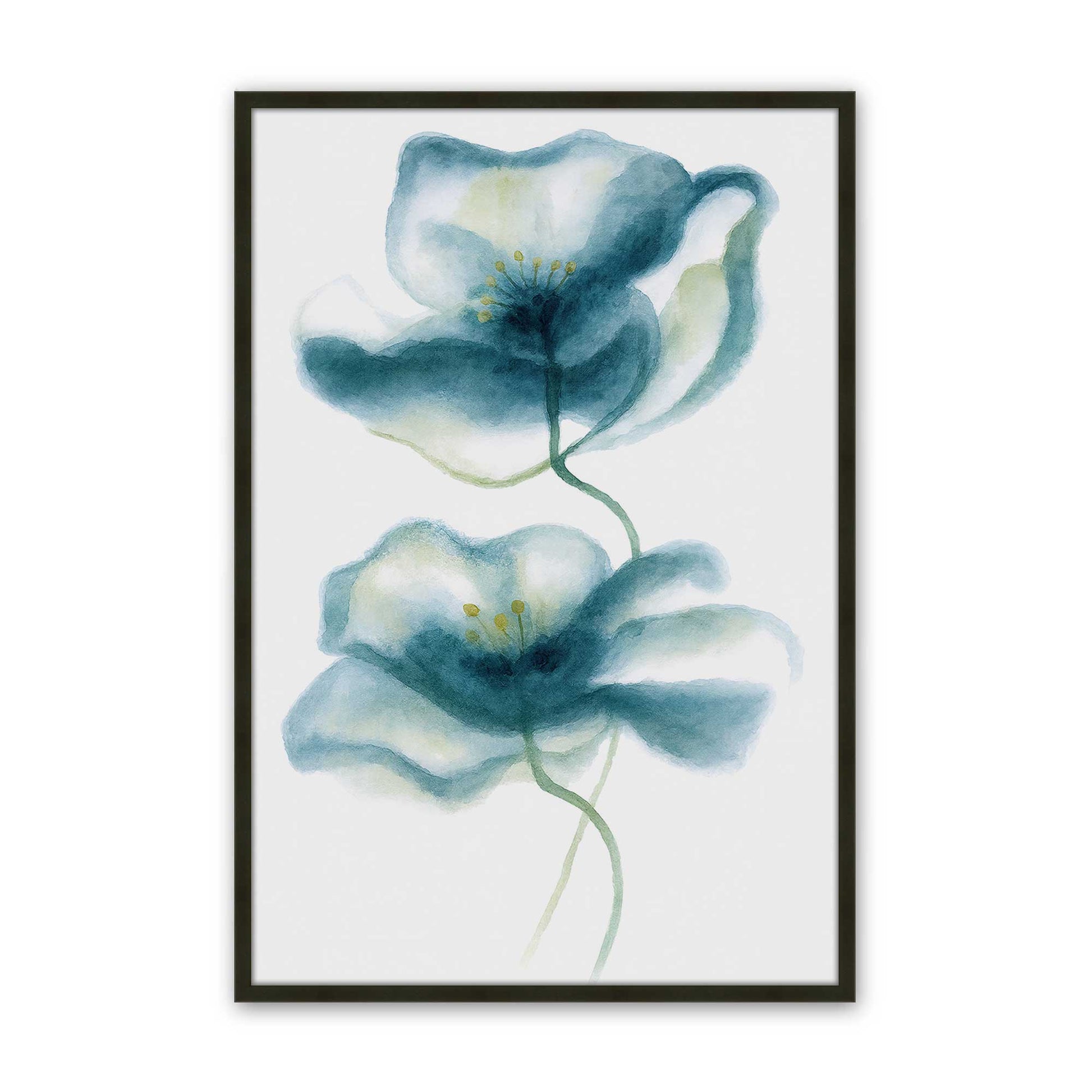 [Color:Satin Black], Picture of art in a Satin Black frame