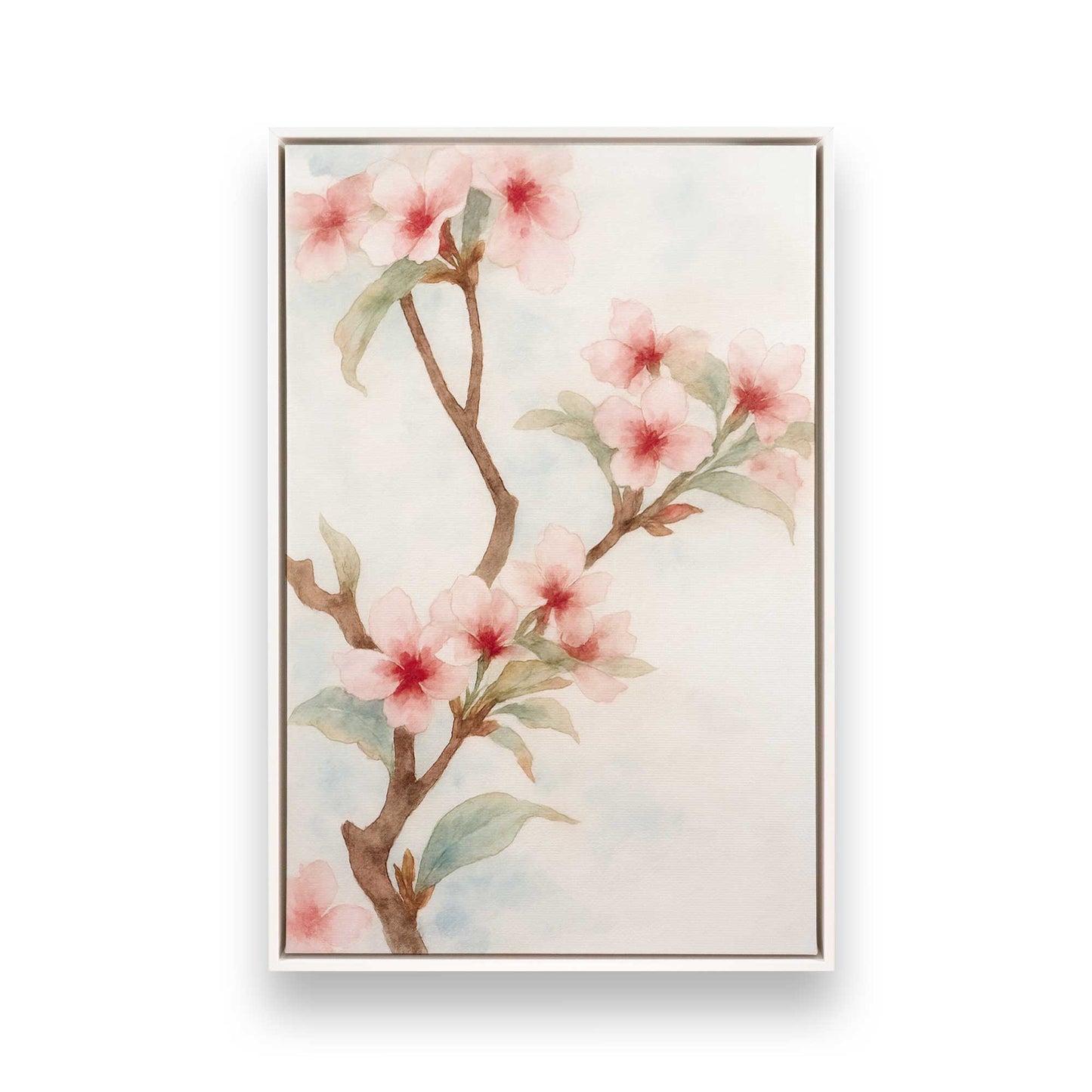 [Color:Opaque White], Picture of art in a White frame