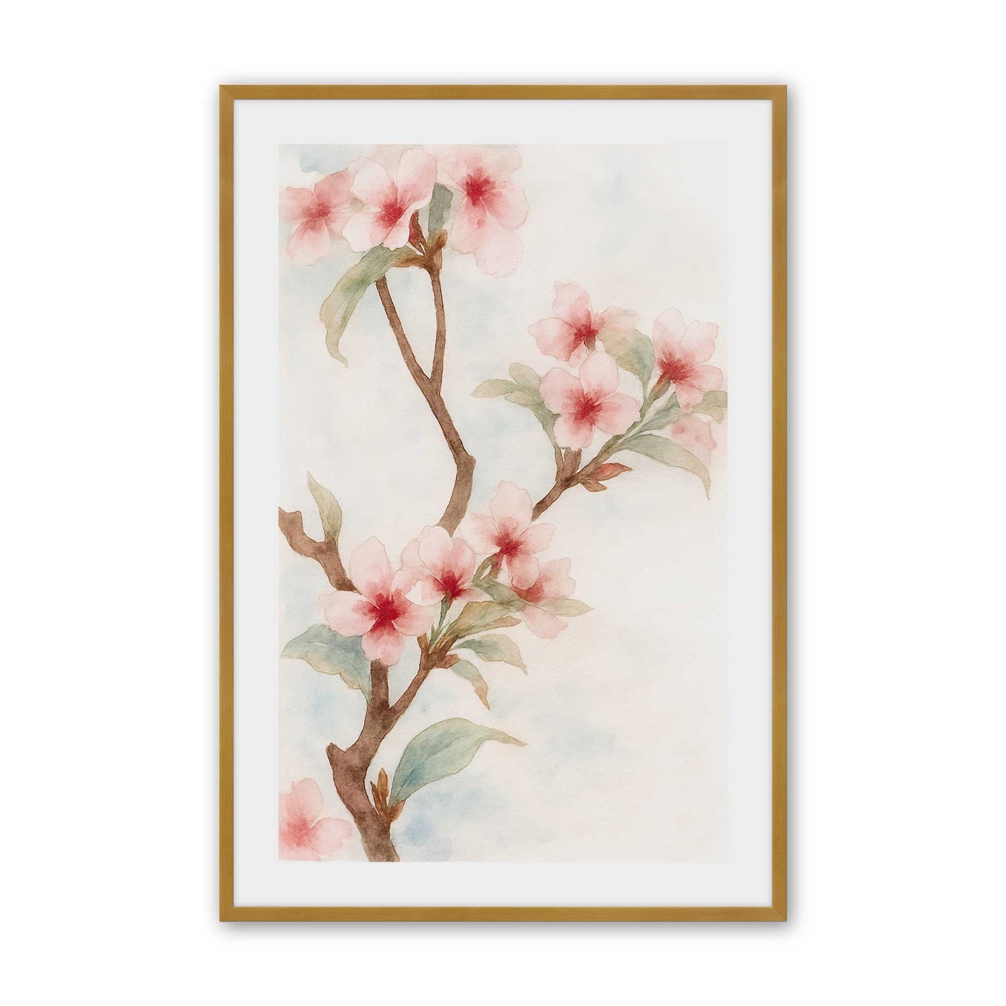 [Color:Polished Gold], Picture of art in a Polished Gold frame