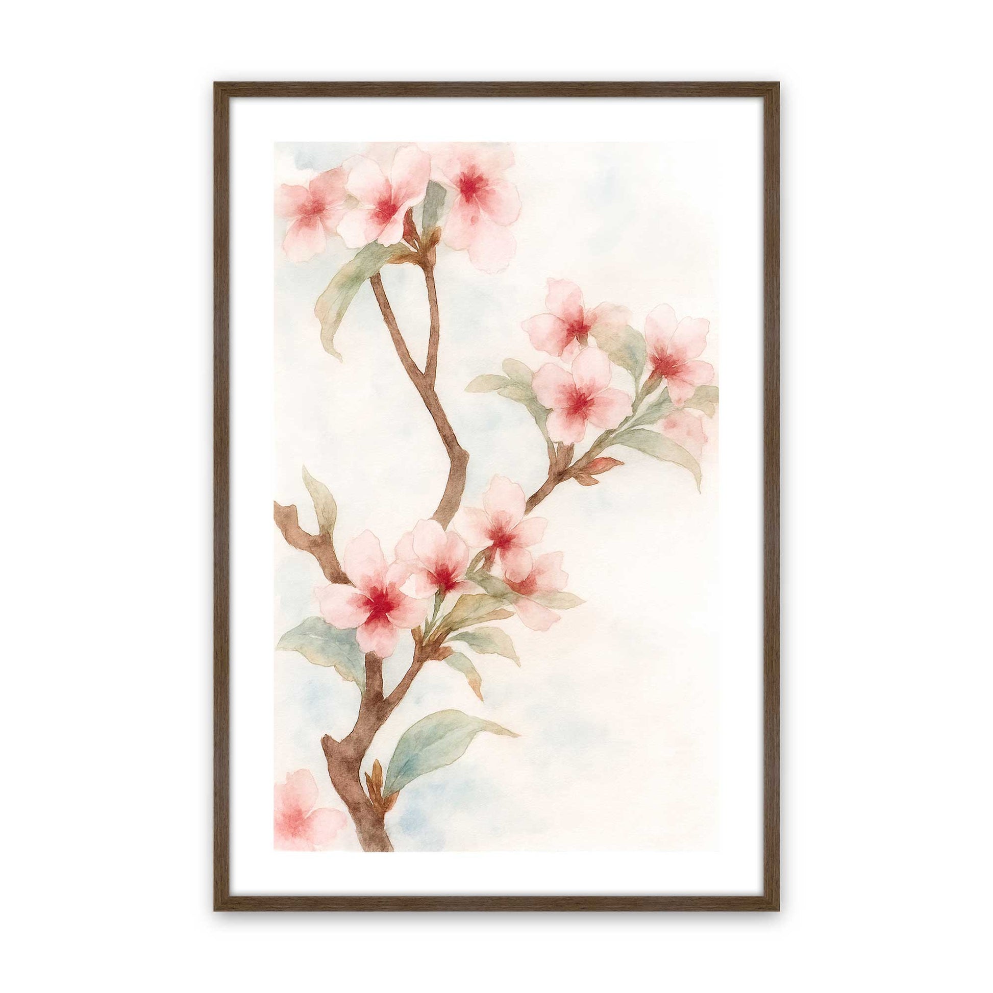 [Color:Walnut], Picture of art in a Walnut frame